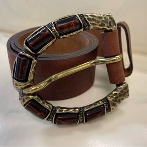 Vintage belt buckle made in Italy